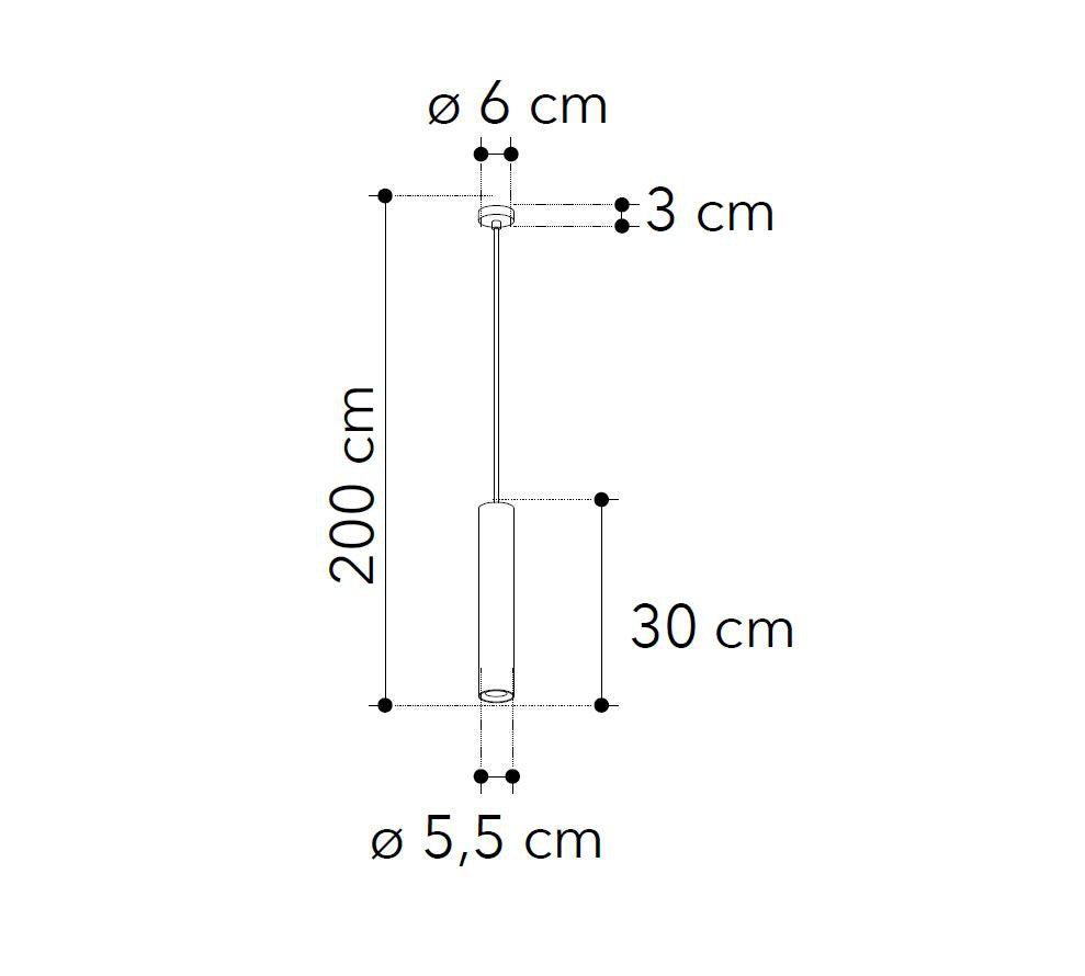 Sospensione cilindro 1XGU10 non incl. 30cm bianco-nero-oro-cromo-corten FLUKE-S30 BEST SELLER 2025 Sospensione cilindro 1XGU10 non incl. 30cm bianco-nero-oro-cromo-corten FLUKE-S30 BEST SELLER 2025